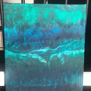 Original oil and acrylic painting by me